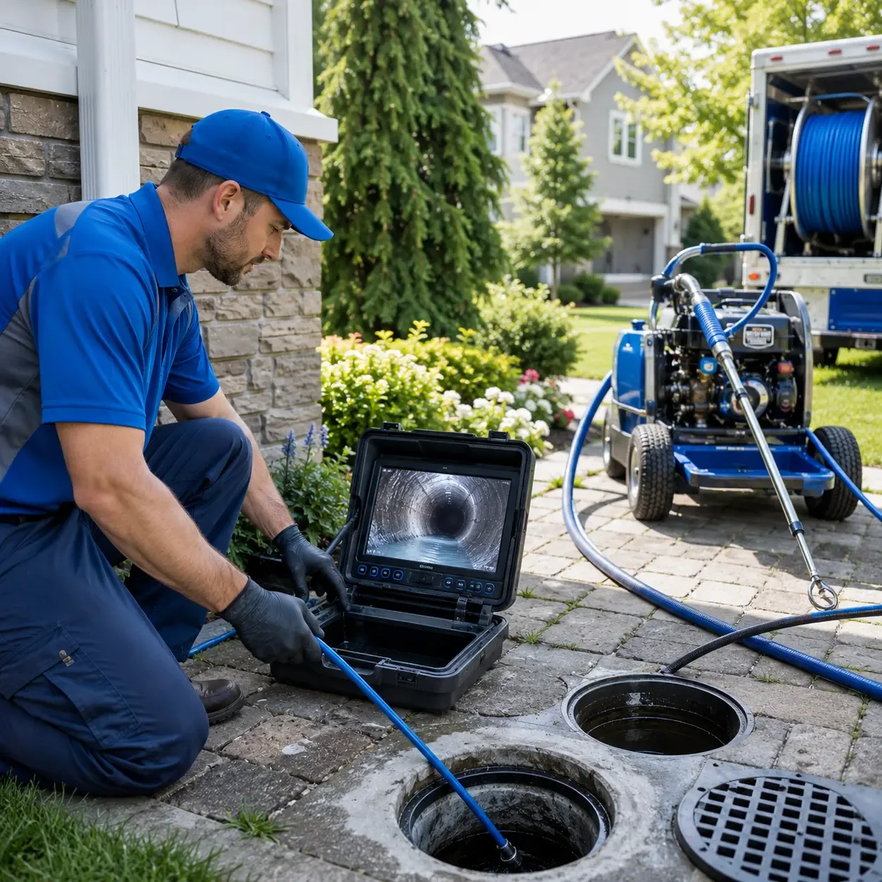Outdoor drain cleaning professionals serving Coffeeville, AL